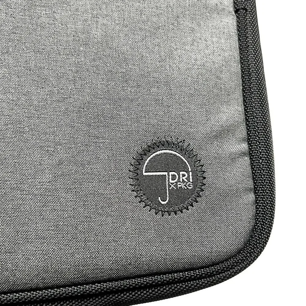 PKG X DRI 13 inch Laptop Sleeve Padded Case Multiple Pockets Zipper Gray 13x9.5